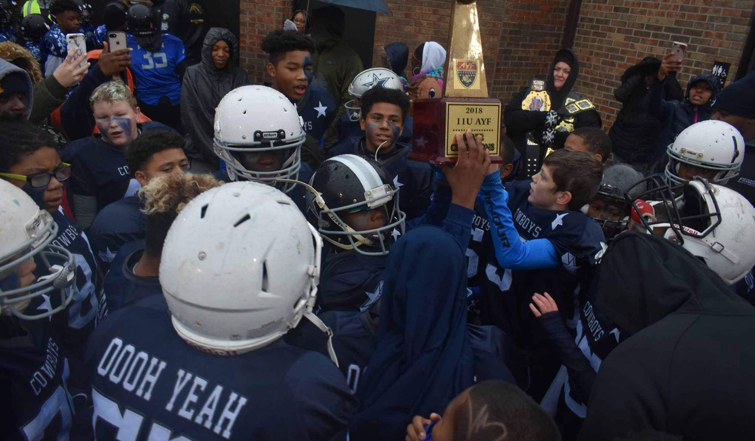 American Youth Football - AYF - 2018 Lansing Cowboys - 11 U AYF State Champions - Michigan